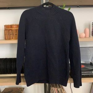 Everlane Navy Wool Cashmere Sweater Size M